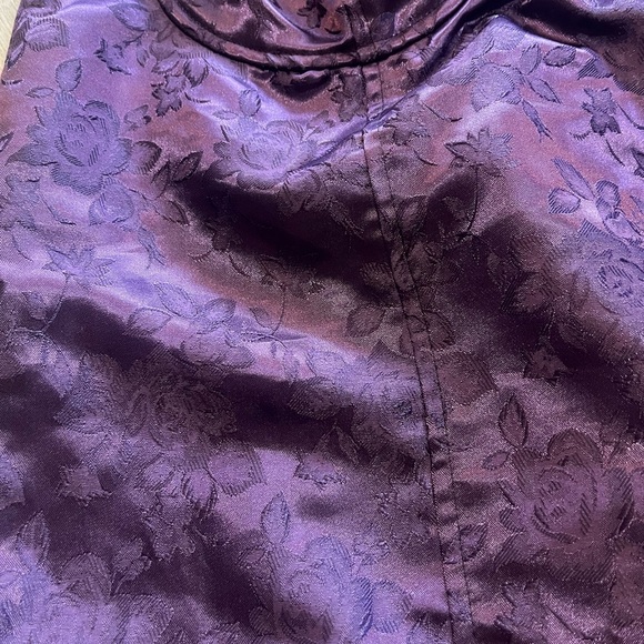 2XL Lip Service Purple Brocade Halter Top Corset Lip Service - Picture 2 of 6